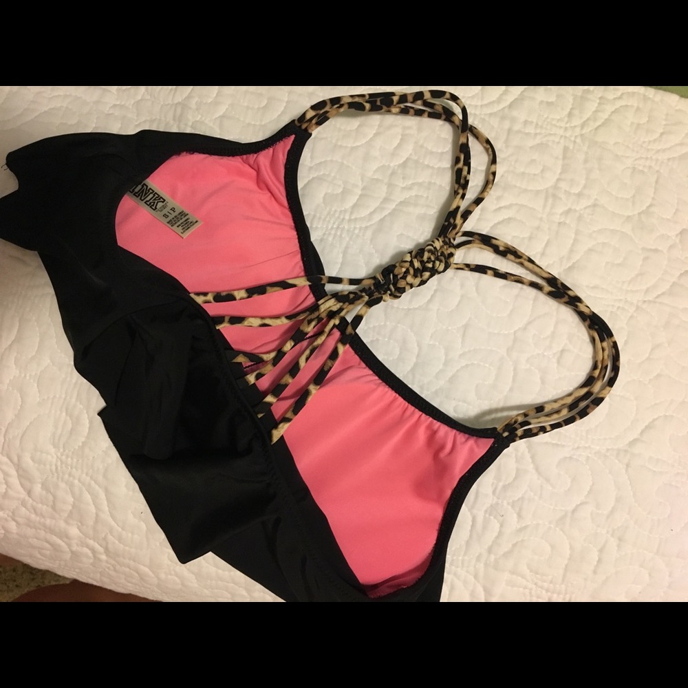 PINK bathing suit top! NEVER WORN!